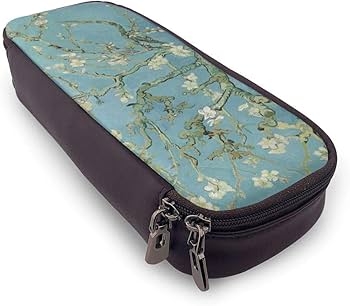 Amazon | ペンケース 芸術 ファン ゴッホ 名作の油絵傘 絵画 満開の杏