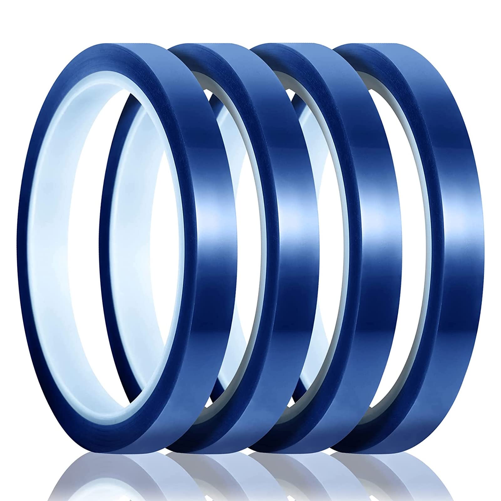 4 Rotoli Nastro Termico Blu Per Sublimazione - Resistente Fino A 230°C, Senza Residui | Per Stampa Su Tazze E Magliette - Foto 4