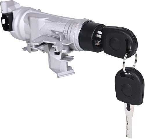 Miniatura 3 de Cilindro de bloqueo de interruptor de encendido compatible con Audi A3 Volkswagen VW Golf Jetta Passat Tiguan reemplaza 1K0905851B +1K0905865 con