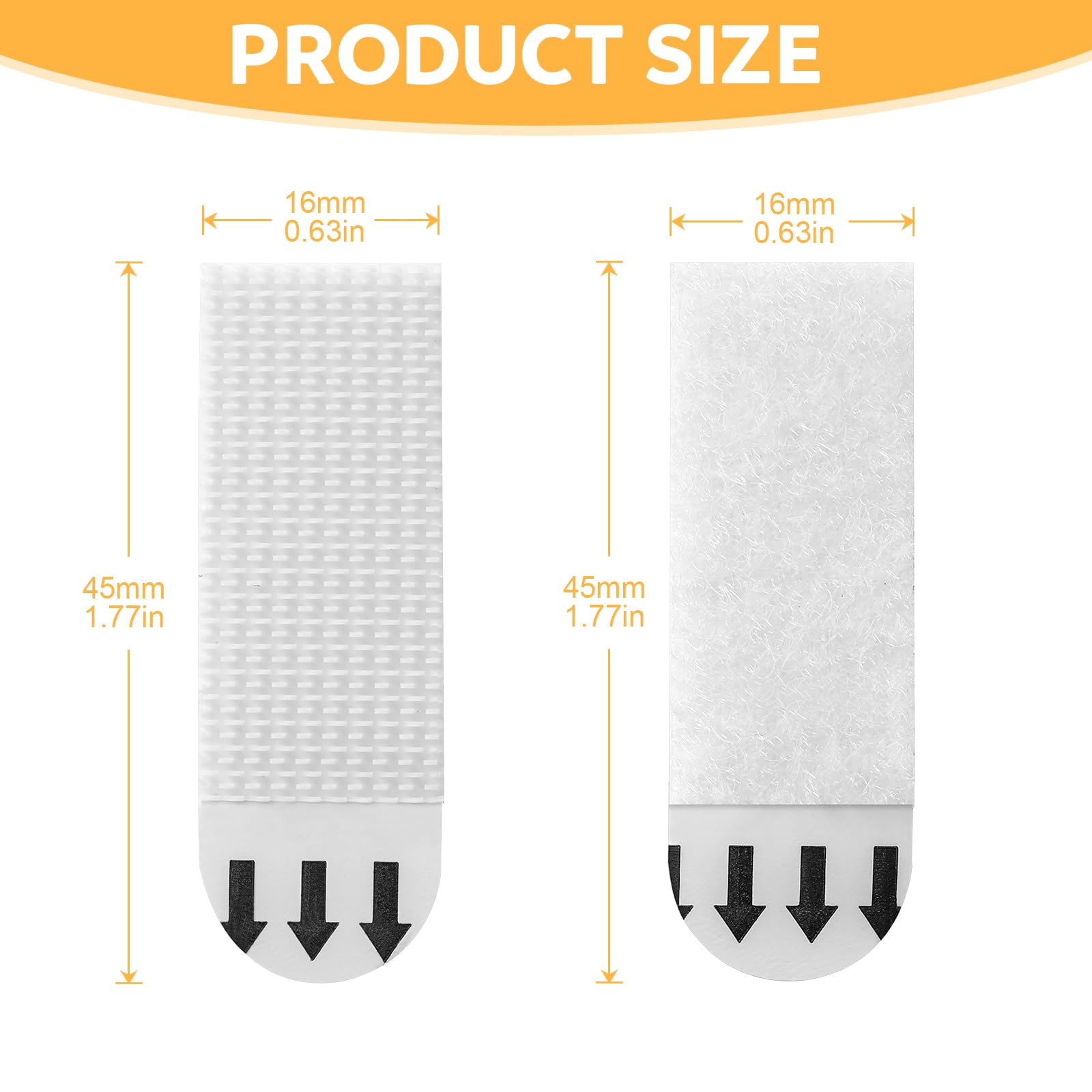 Tiras pequeñas para colgar cuadros resistentes, 40 pares (80 tiras) para colgar cuadros sin clavos, calcomanías para marco de fotos para pared, colgar fotos sin clavos, tiras de montaje de repuesto