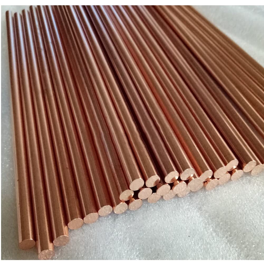 Amazon | 直径3本：長さ2.5mm：の赤い銅丸棒500mm、各種ミニチュア