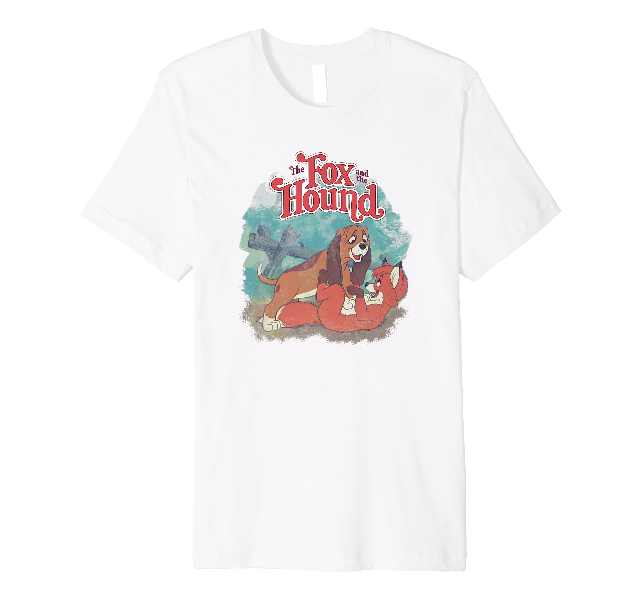 Disney The Fox and the Hound Vintage Classic Poster Premium T-Shirt