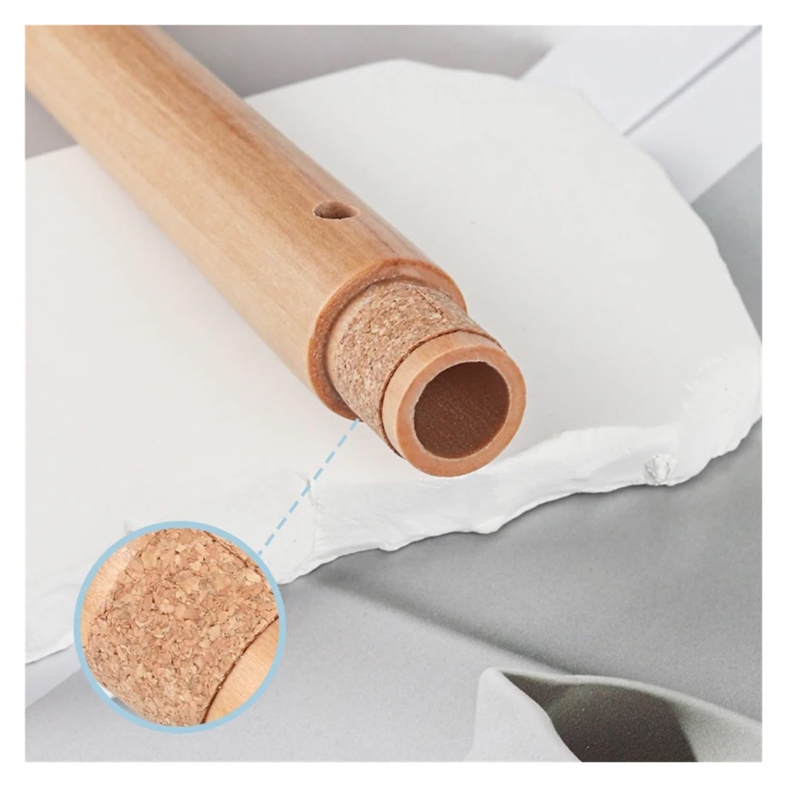 Blockflöte Holz Holzblockflöte for Lernen, 8-Loch-Holzflöte mit hoher Tonhöhe, tragbare Schulflöte, professionelles Blockflöteninstrument(Type 1)