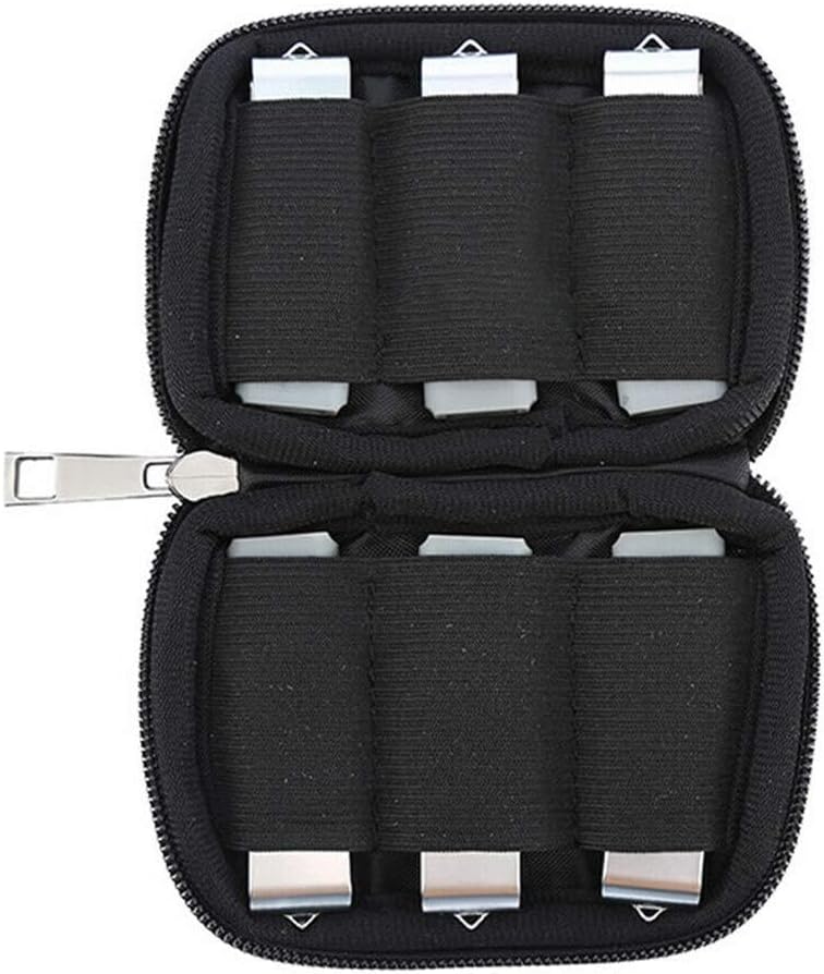 Portable U Disk USB Drives Organizer for Case Shockproof Travel Protective Storage Bag 6/10 Slots Noise Reduction Voice Recorder