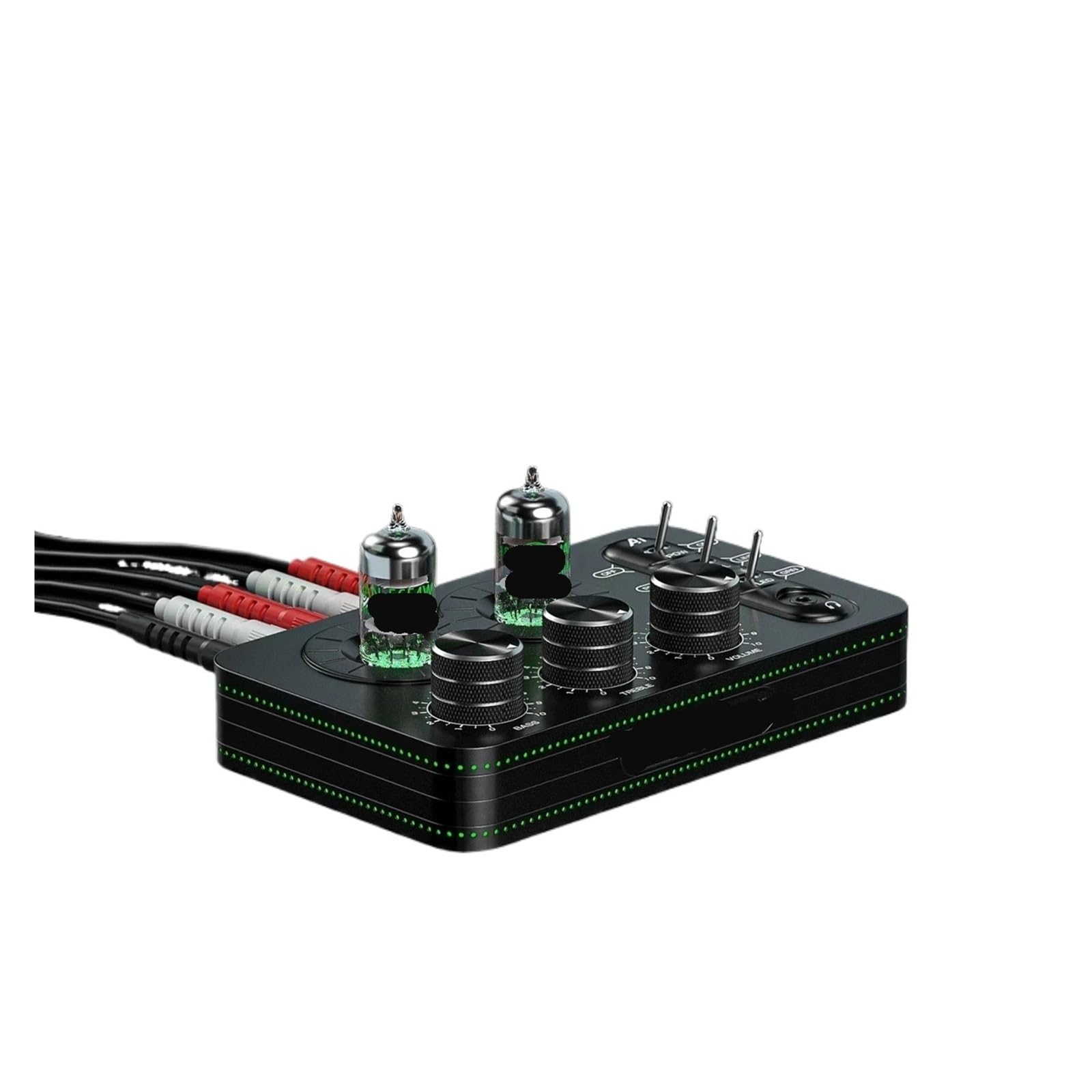 A1 HiFi GE5654 Vacuum Tube Phono Preamplifier for Turntable Stereo Tube Audio Preamp Headphone Amplifier with Tone Control