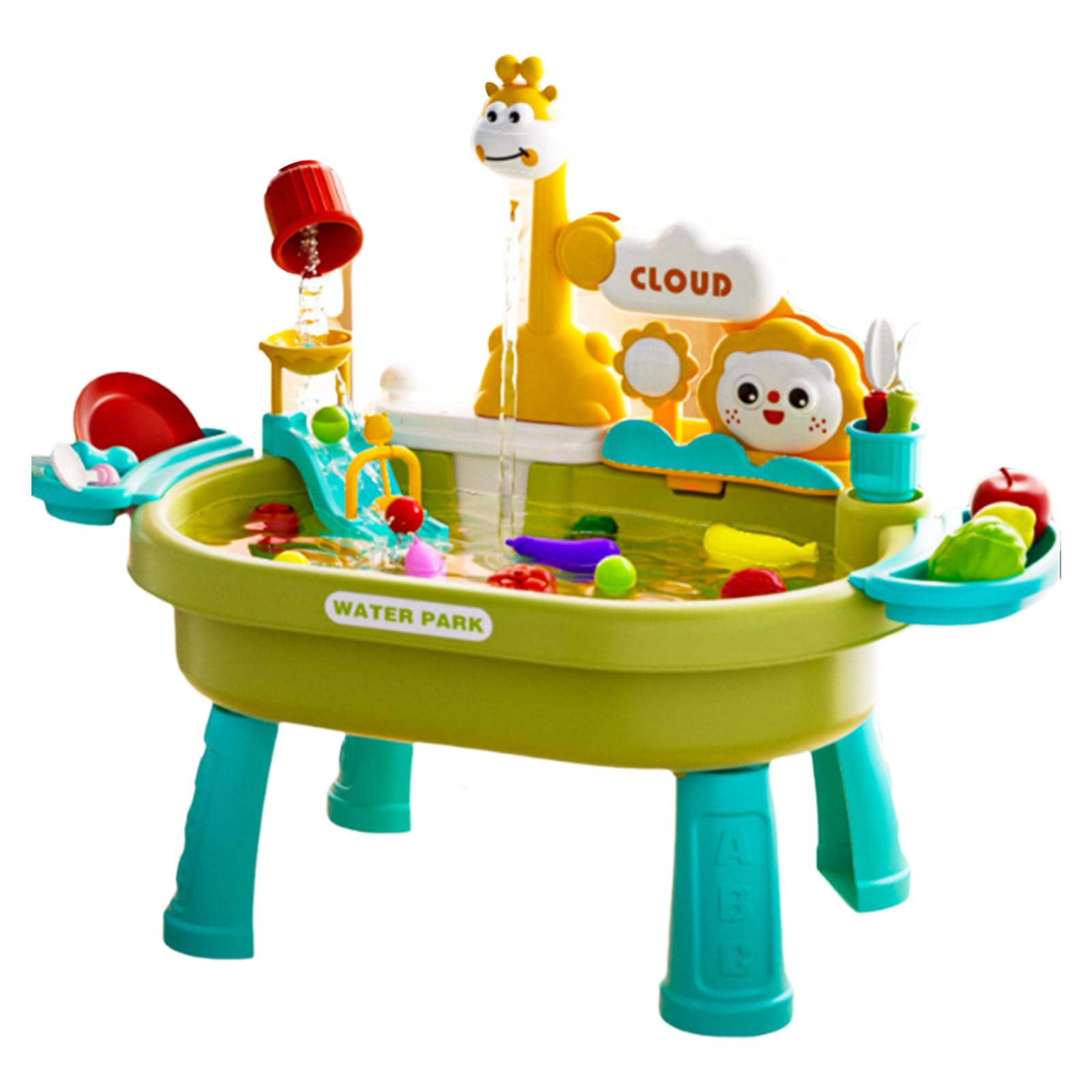 Jouets de plage extérieurs et table d'eau sable pour maternelle - 8