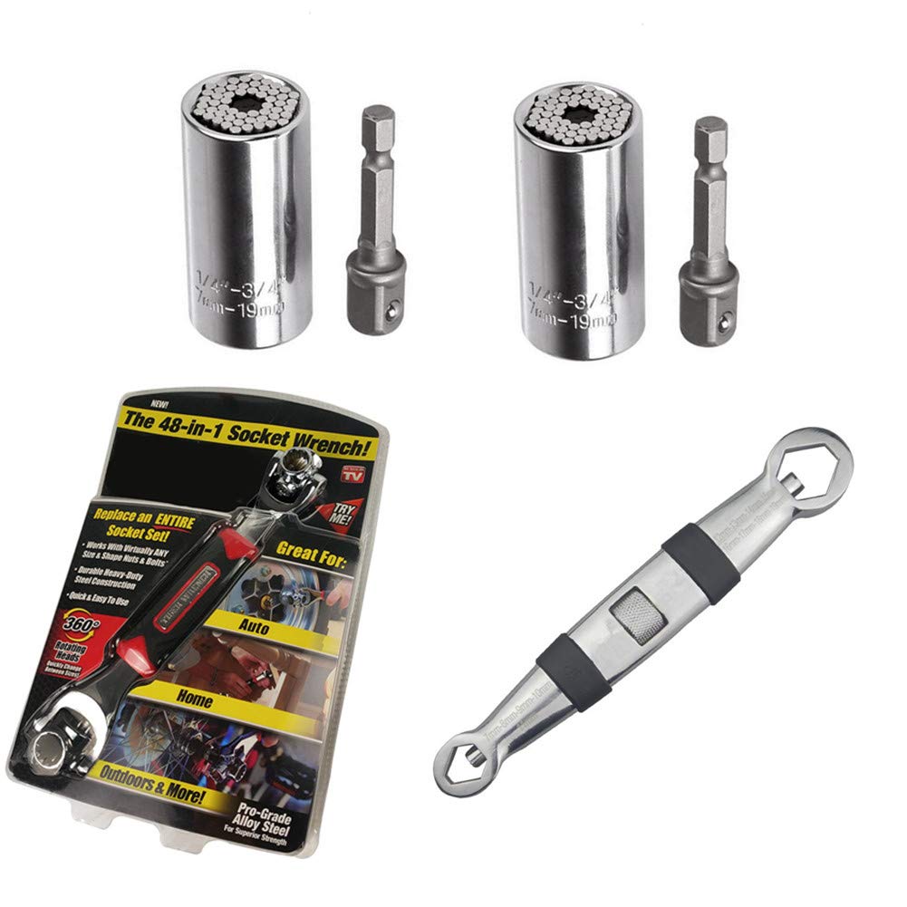 Buy KingBra Universal Socket grip Socket Wrench Set 7mm to 19mm 48
