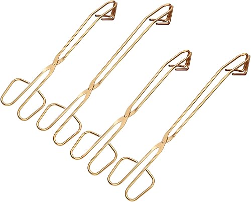 Pinzas para alimentos, pinzas para barbacoa de 9.45 pulgadas y 11.8 pulgadas, pinzas de cocina de acero inoxidable resistentes para barbacoa,