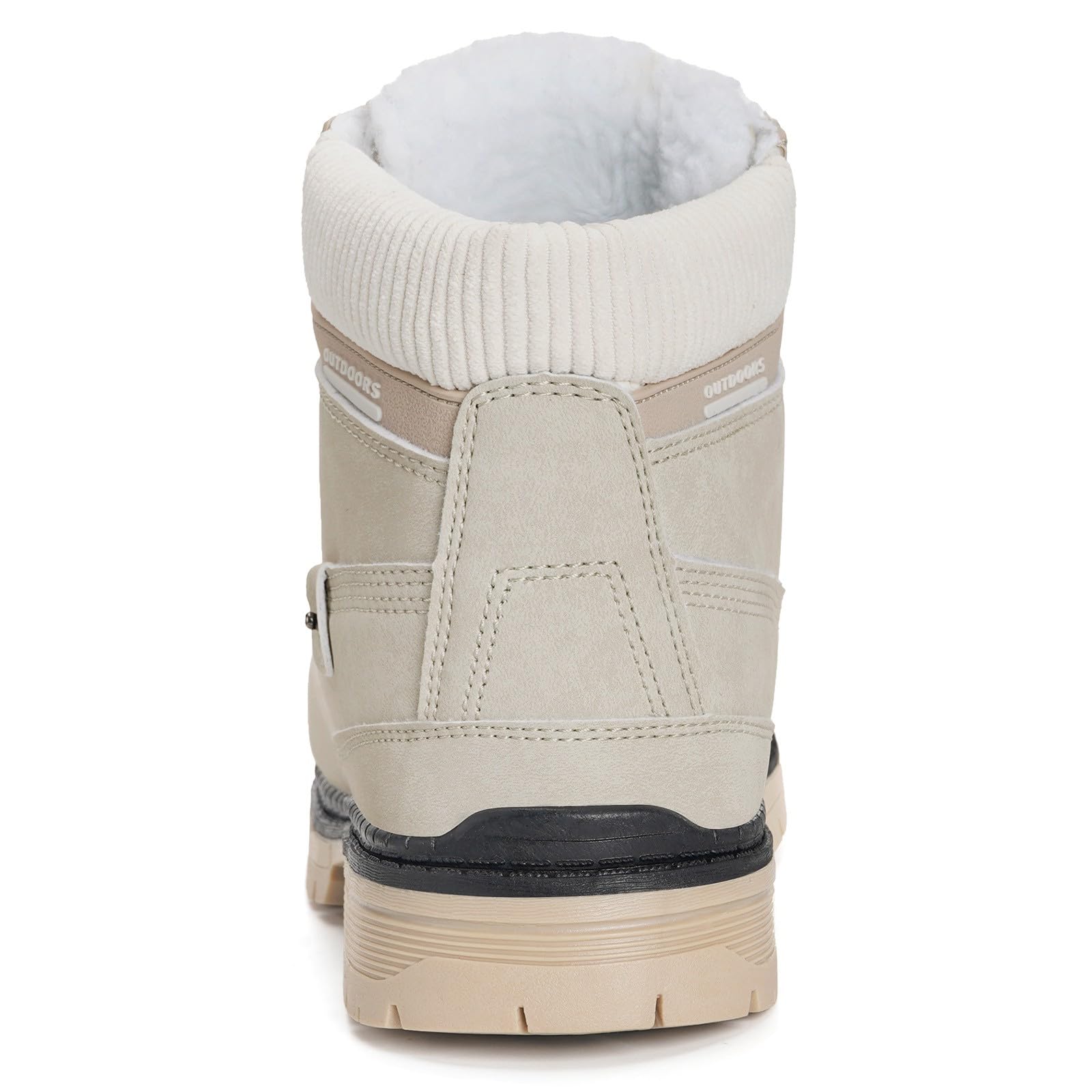 Stivali Uomo Donna Inverno Scarpe da Neve Caldi Snow Boots Impermeabili Stivaletti Pelliccia Stringate Outdoor