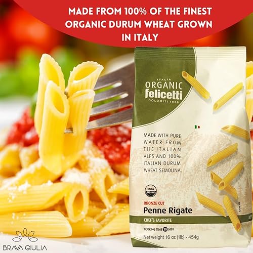 Miniatura 5 de Aceite de oliva virgen extra italiano gourmet y vinagre balsámico de Módena Set de regalo con pasta orgánica y salsa de tomate, todo importado de