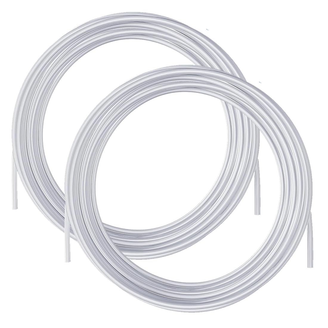 Tubo in PTFE, 2 metri, Professionale, Accessorio per stampanti 3D, Estrusore, Per stampante 3D da 1,75 mm, Filamento, Tubo PTFE Stampante 3D, Teflon Stampante 3D (2,5mm ID × 4mm OD) (Bianco)
