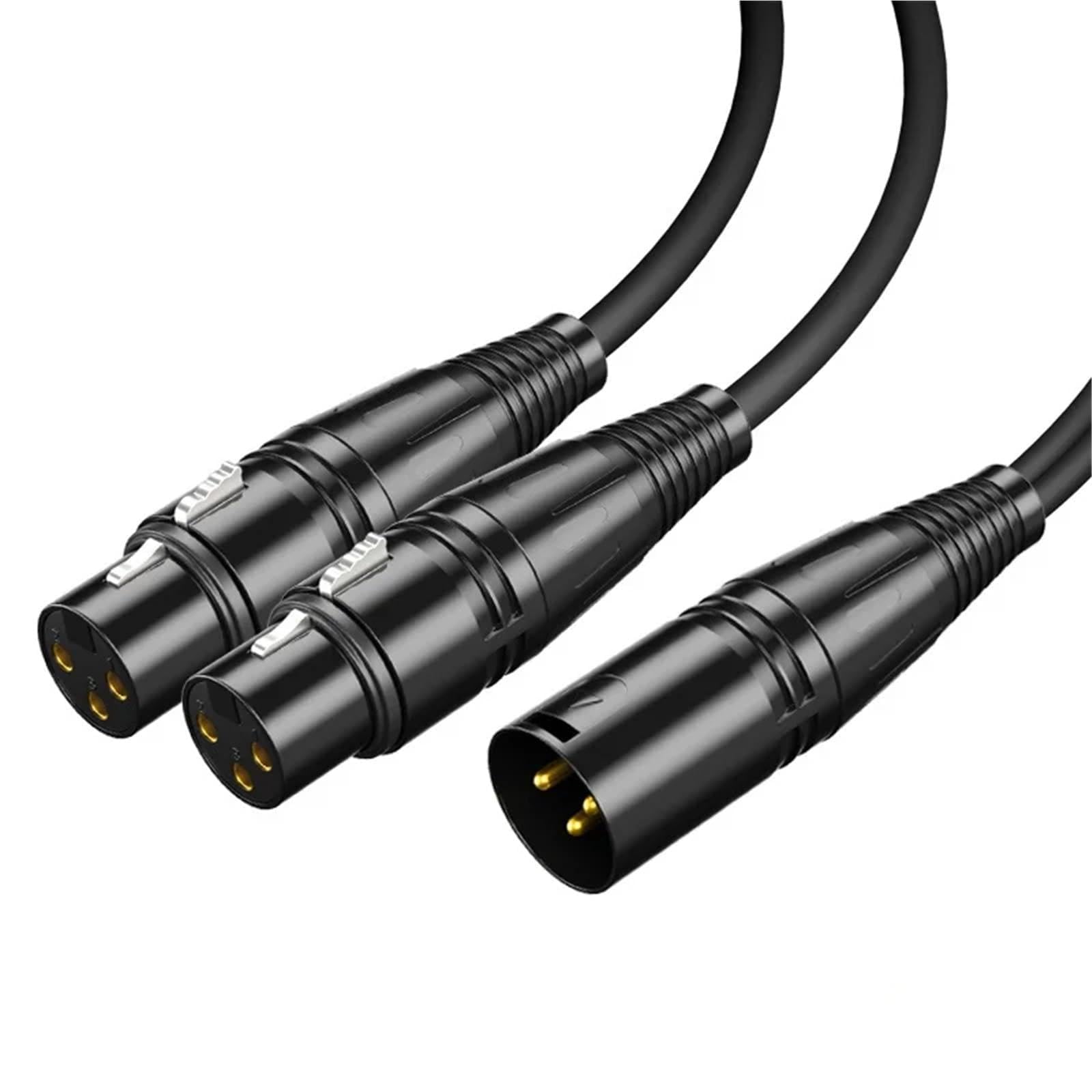Cavo Audio XLR 1 a 2 XLR Femmina a 2 XLR Maschio a 2 XLR Femmina Cavo 0,5 m 1 m 2 m 3 m 5 m 8 m(Male to 2 Female,3m)