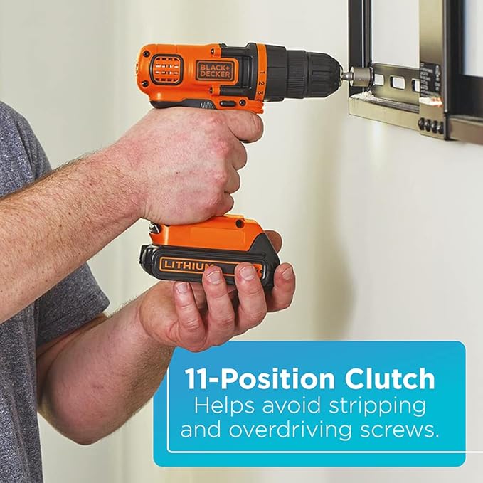 Kit Combo Taladro/Atornillador de Impacto Black & Decker 20V MAX (Reacondicionado) miniatura 3