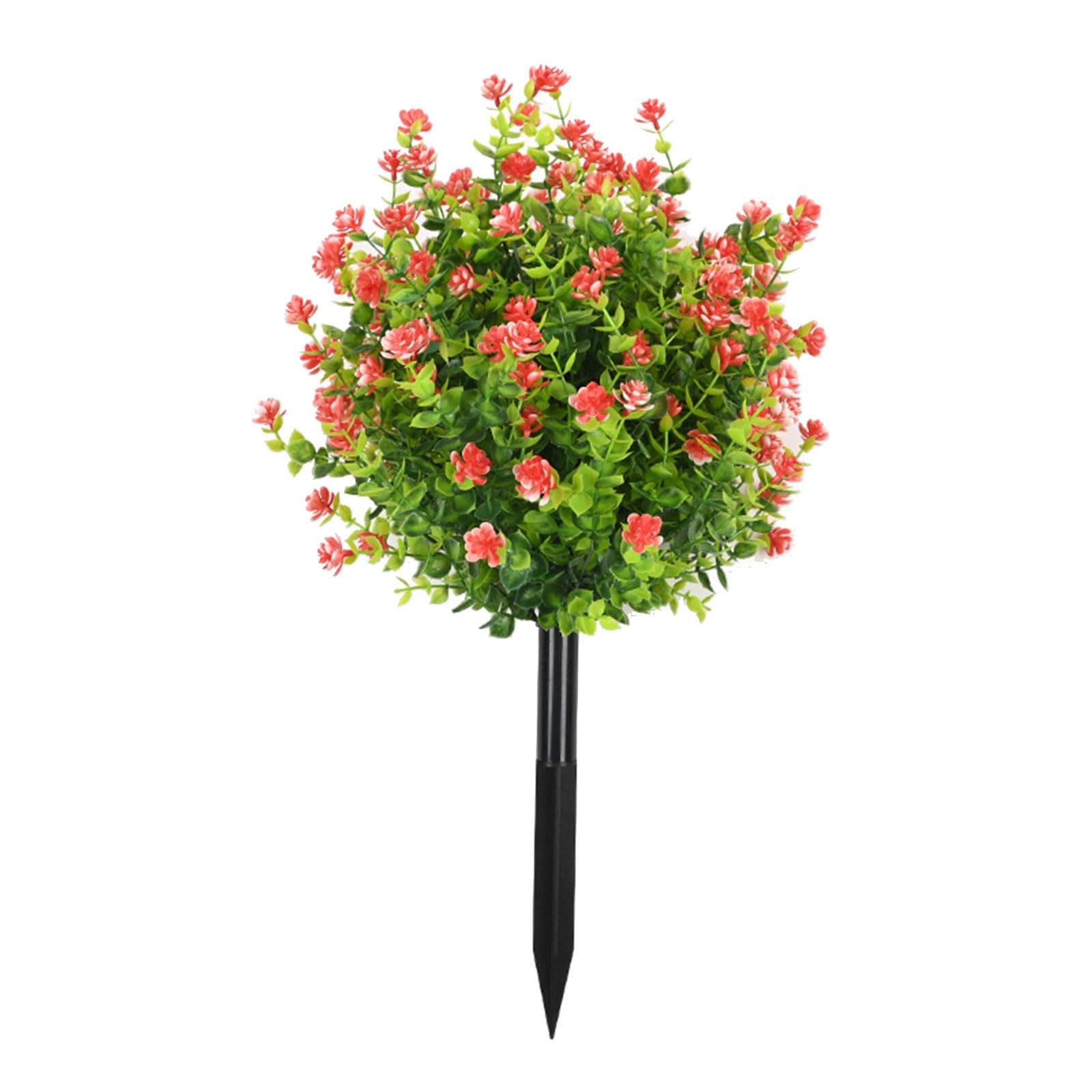 MIDOKSTUA Realistic Artificial Ground Flower Stake for Outdoor Garden Wedding Decoration Artificial Ground Flower Outdoor Garden Decoration Realistic Floral Stake