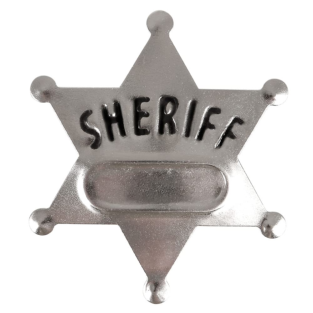 Rhode Island Novelty Metal Sheriff Badge - 12 Badges Per Order Birthday Party Favor Western Cowboy Theme
