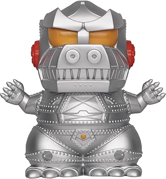 Godzilla Mechagodzilla Figural Coin Bank, PVC Money Bank, 8.5 in