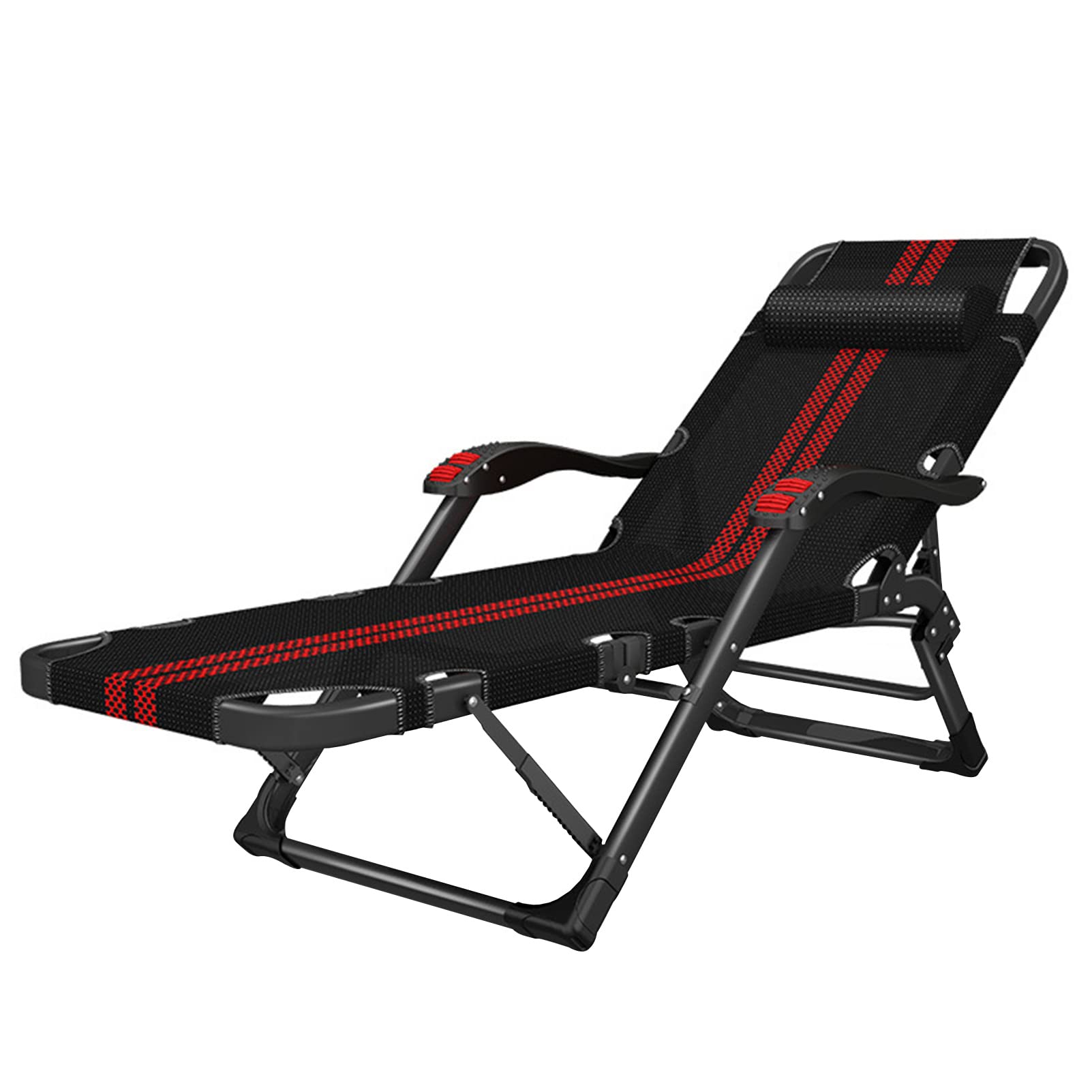 HYEBOX Recliner Chair Folding Portable, 15-Speed Adjustment Zero Gravity Chair, for Indoor and Outdoor, Load Capacity 600LB