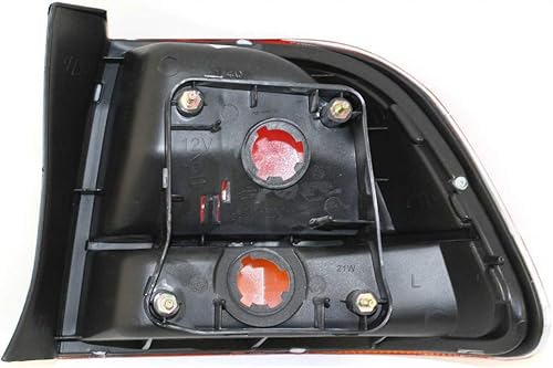 Miniatura 2 de Para 1996 1997 1998 Honda Civic luz trasera lado conductor unidad HO2800117 4dr para sedán cuarto panel montado-reemplaza 33551-S04-A02