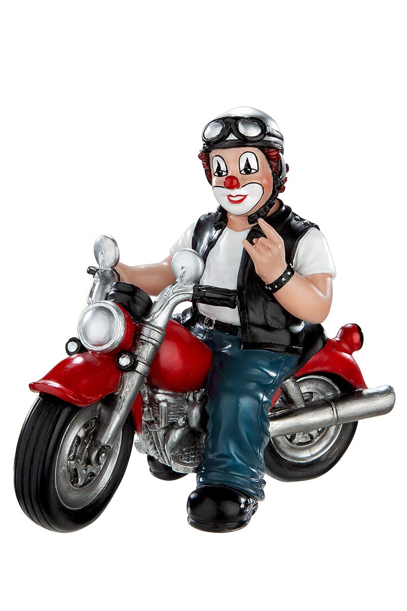 Figurine Heavy Biker GILDE en résine aux finitions peintes à la main