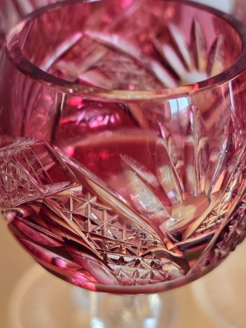 西ドイツ製カットガラスグラス6個セット 西ドイツ製カットガラスグラス6個セット 西ドイツ製カットガラス