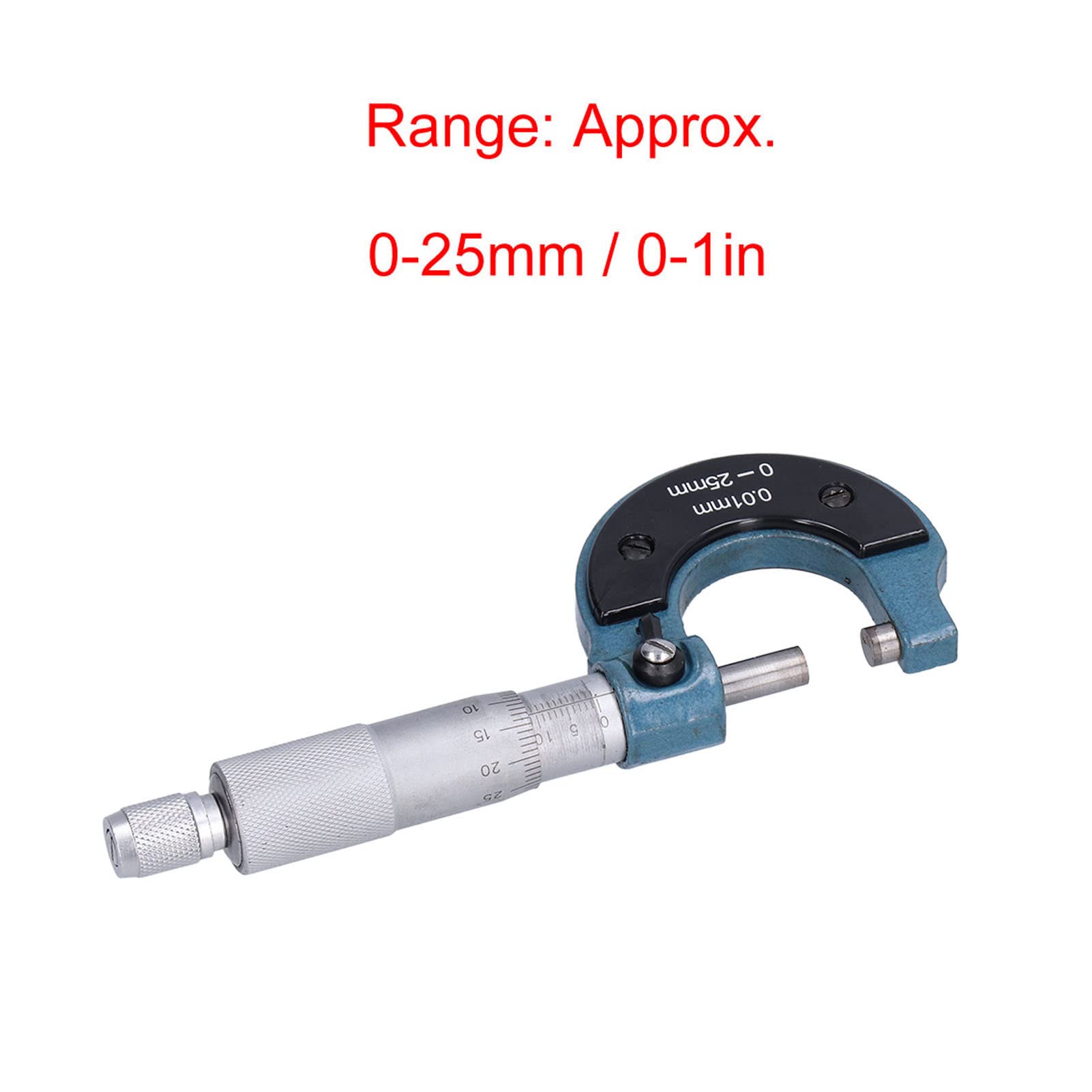 Stainless Steel Outside Micrometer Thickness Measuring Tool for Machinery Factories 0.01mm (Hilitandg65p3g8c94-11)