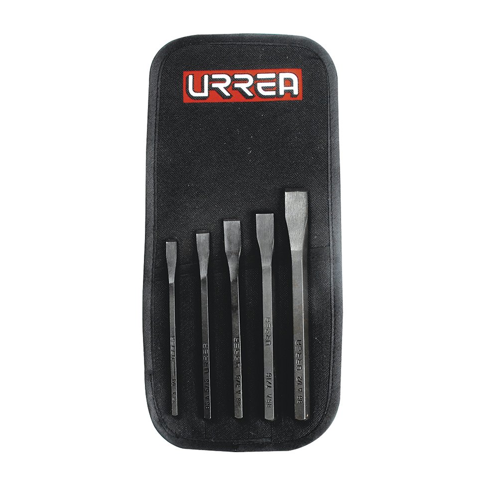 Urrea86C Cold Chisel Set, 1/4-Inch to 1/2-Inch