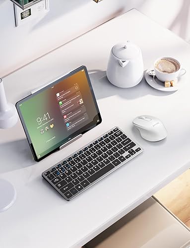 Miniatura 2 de PHILIPS Ratón inalámbrico, 2.4G y BT5.23.0 mouse ergonómico para computadora con receptor USB, 1600 DPI óptico y silencioso ratones, batería de 12