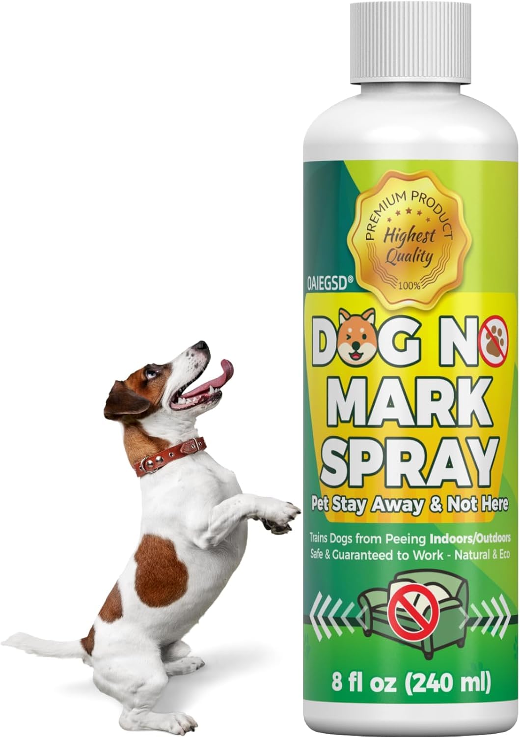 Natural, Safe Formula | Not Here Dog Spray Training Spray to Stop Dogs from Marking | Pee No Marking | 8 Oz