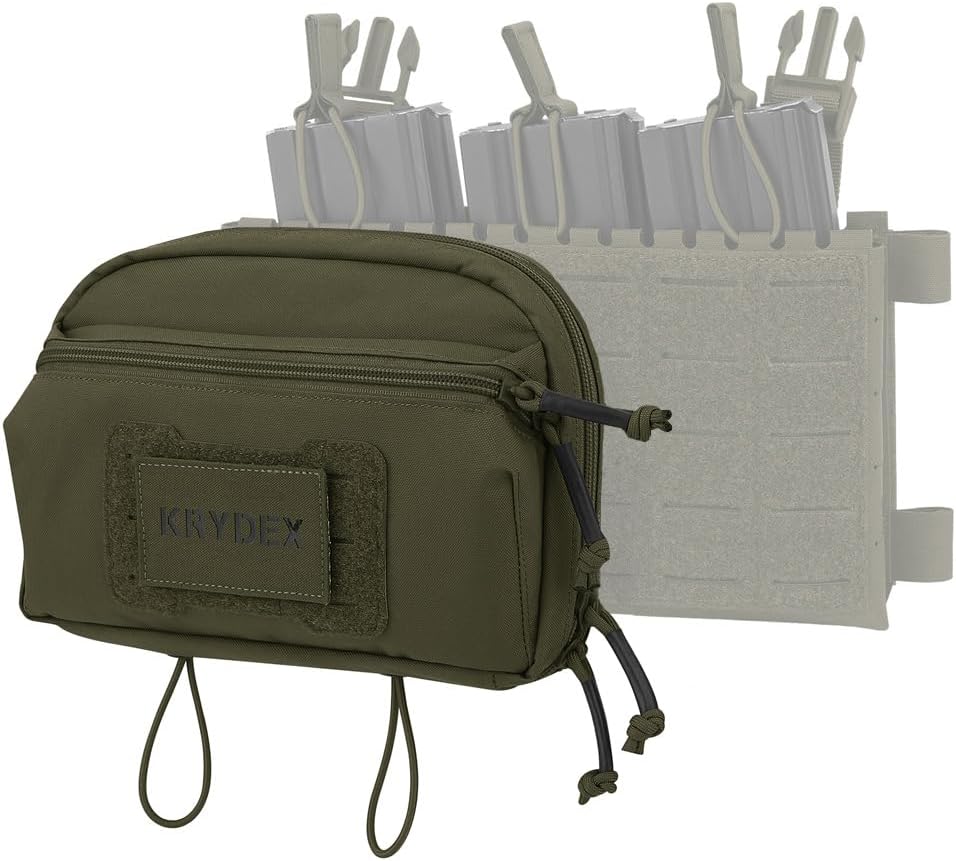 KRYDEX Tactical Admin Pouch with Molle GP Pouch Modular Pouch Utility Fanny Pack for Vest and Chest Rig - Image 2