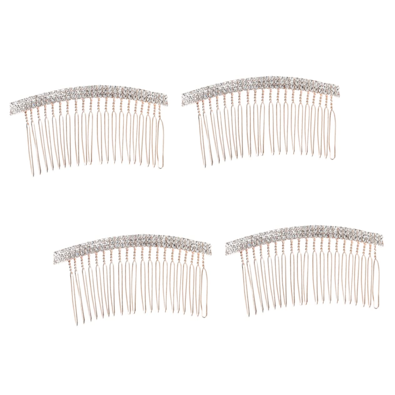 12 Pz Pettine Per Laterale Decorazioni Per Floreali Pettine Botto Pettini Laterali Per e Per a Fiore Accessori Sposa Strass