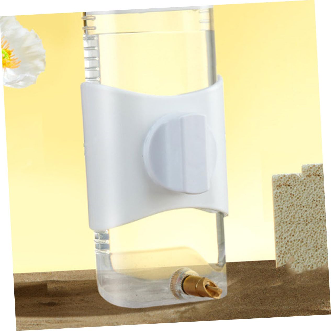 HANABASS 4 Pezzi Pappagallo Bollitore Cockatiel Contenitore Dell'Acqua Gabbia Per Uccelli Alimentatore Supporto Per Acqua Di Acqua Per Uccelli Fontana Di Acqua Per