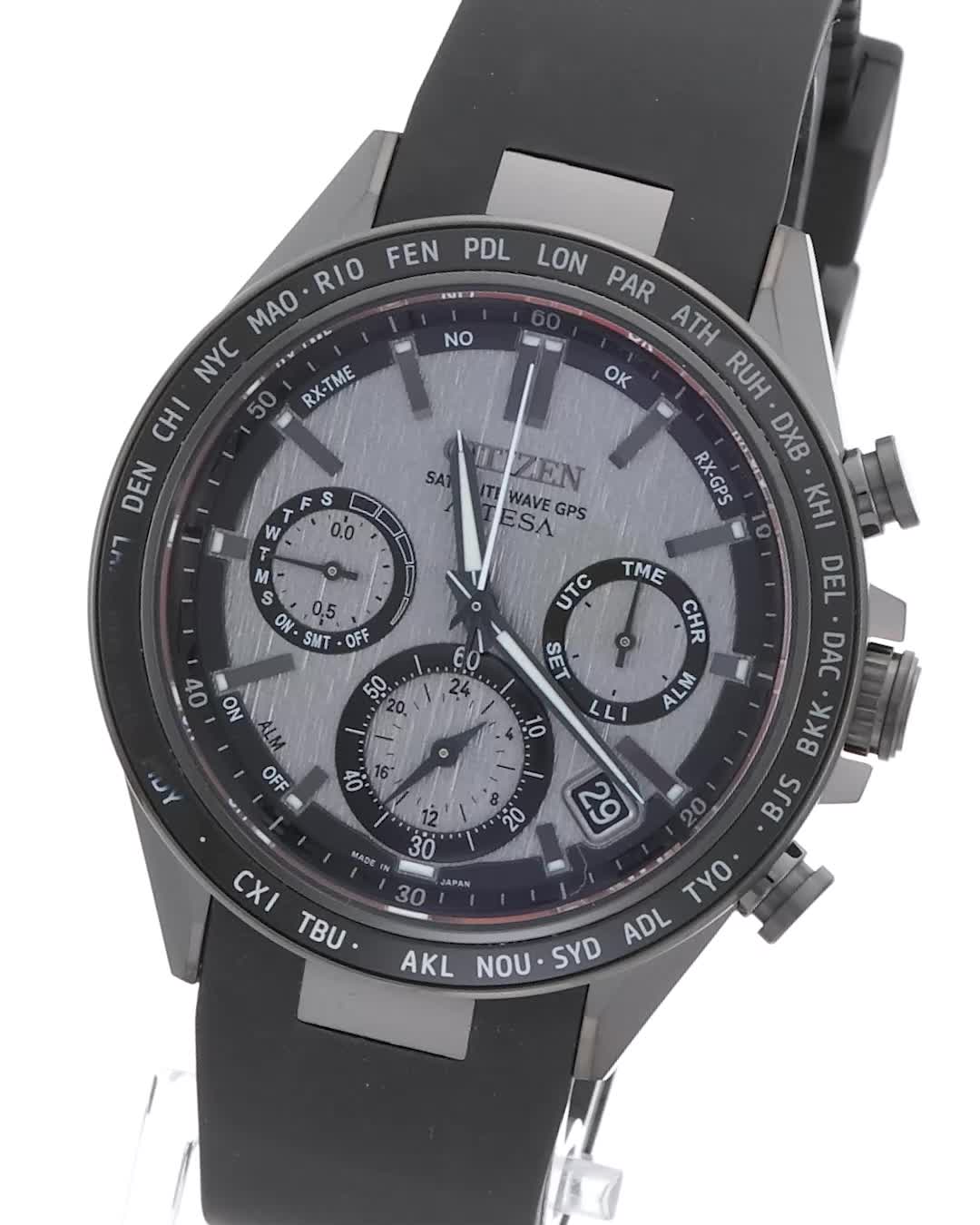 Amazon.co.jp: [Citizen] 腕時計 アテッサ GPS衛星電波時計 防水