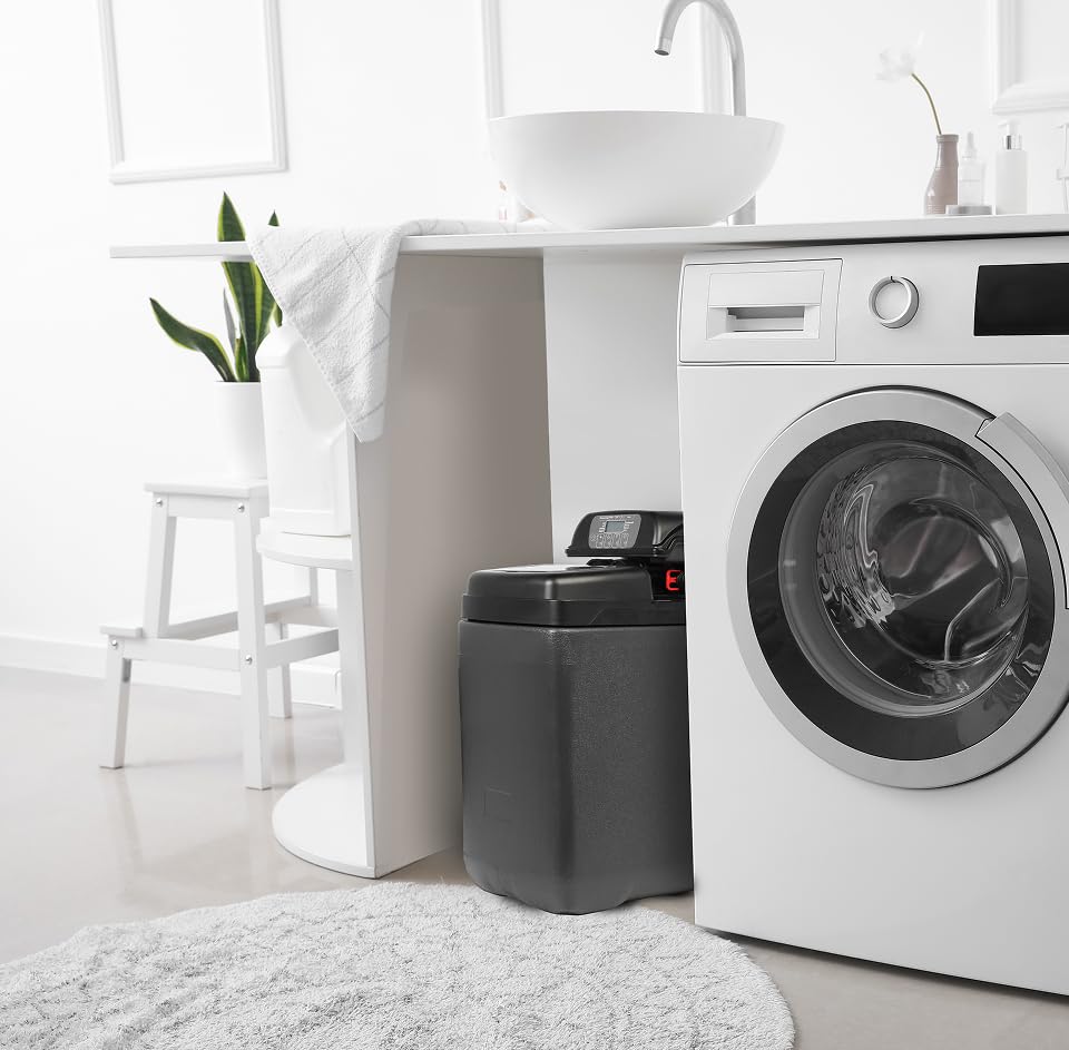 Ecosoft Pink 150 water softener | addolcitore compatto per acqua dura | valvola digitale volumetrica a basso consumo | installazione sotto lavello | protezione dal calcare