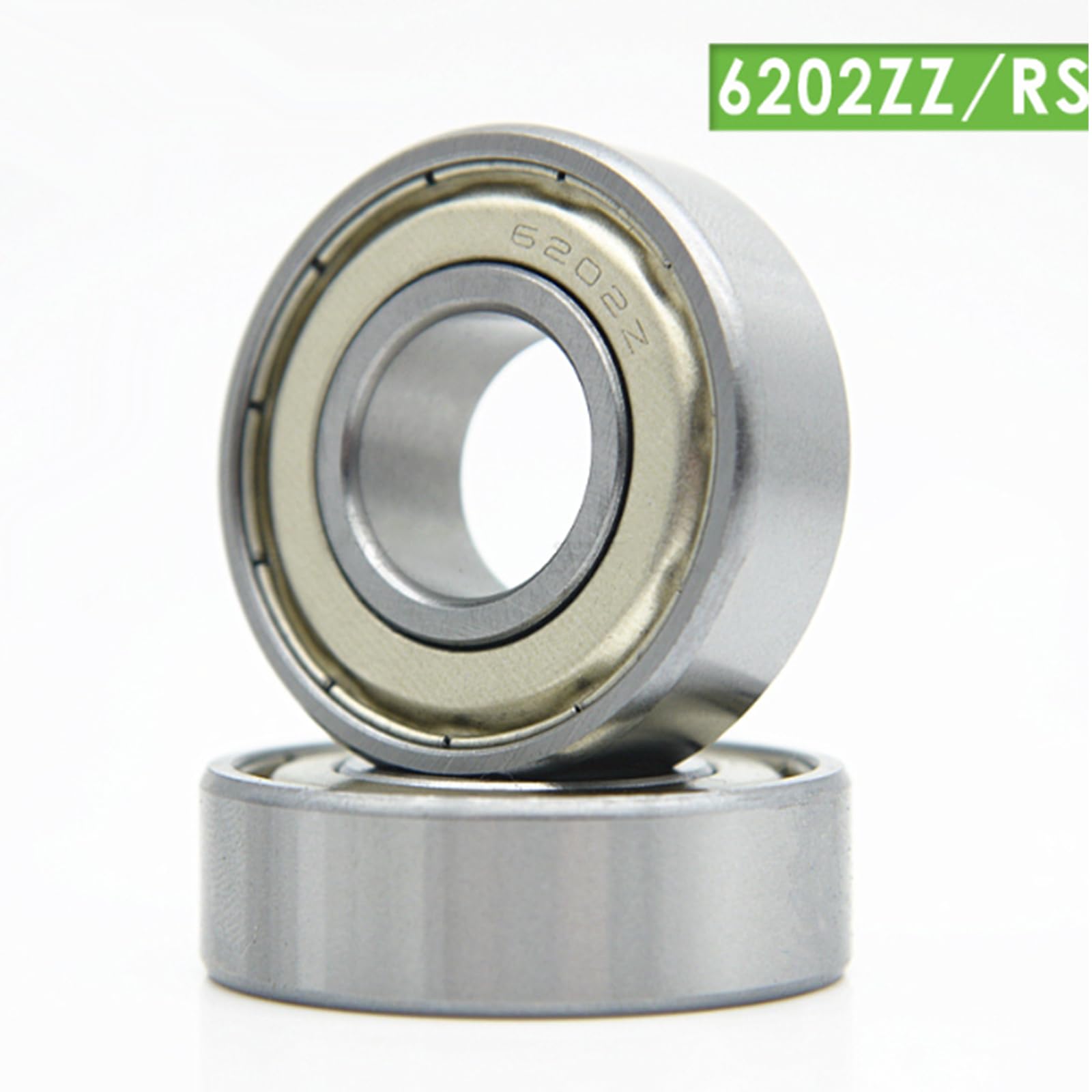 MACHSWON Kugellager, Eisen-Abdeckung, Schild, S6202ZZ-420, Edelstahl, Rillenkugellager, 15 mm x 35 mm x 11 mm, 10 Stück