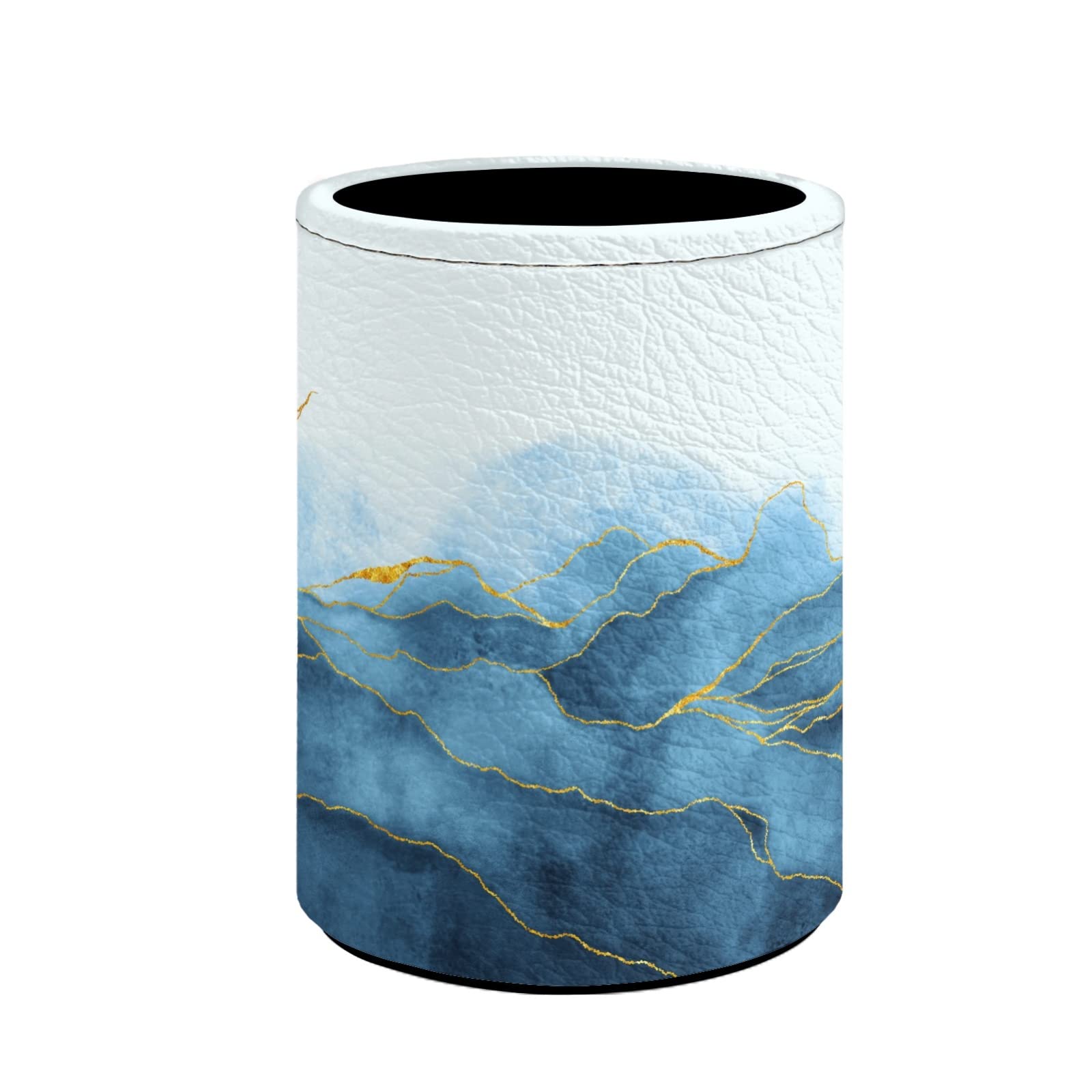 Portalápices de mármol, organizador de lápices, lindo soporte para lápices, decoración de escritorio, soporte para brochas de maquillaje, suministros de oficina multifuncionales para el hogar, el