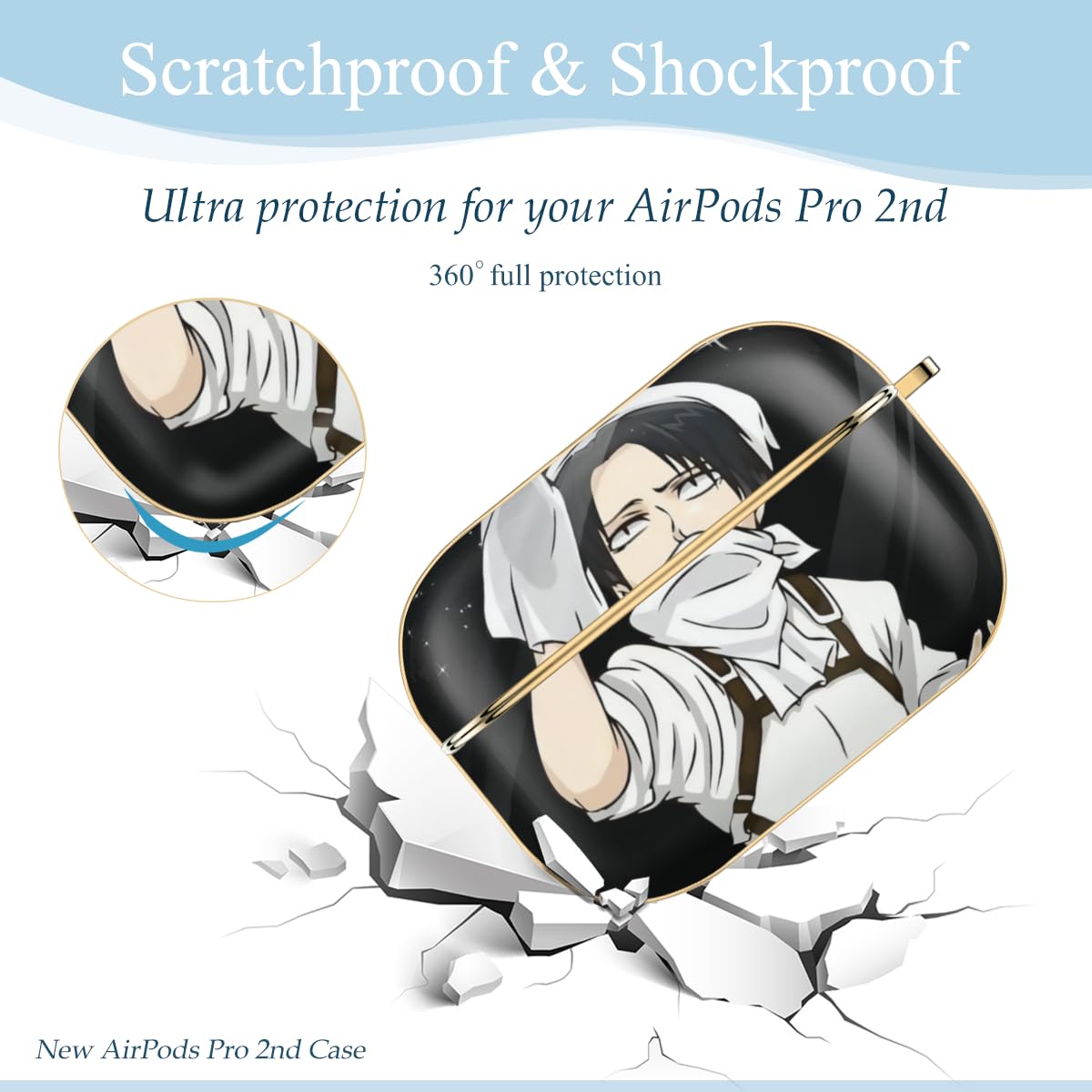 Amazon | Air Pods Pro2 ケース 進撃の巨人 リヴァイ 兵長 AirPods Pro