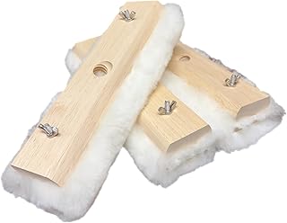 Tru-Lamb 10" Lambskin Floor Applicators (3-Pack) – 100% Natural Lambswool Applicator for Polyurethane, Stain, Wax & Floor Finish – Professional Lint-Free Applicator for Hardwood Floors