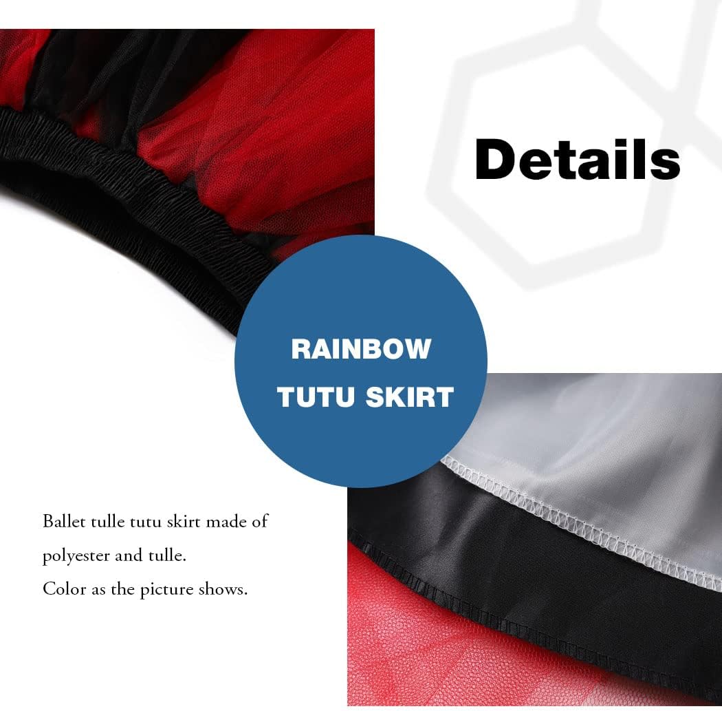 Layered Tutu Skirt Tulle Dance Tutu Ballet Skirts Festival Tutu Costume for Women and Girls - Image 6