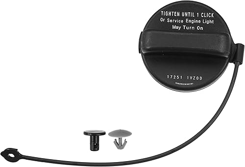 Miniatura 4 de ACROPIX Tapa de tanque de combustible para Nissan Altima Frontier, paquete de 1 unidad, color negro