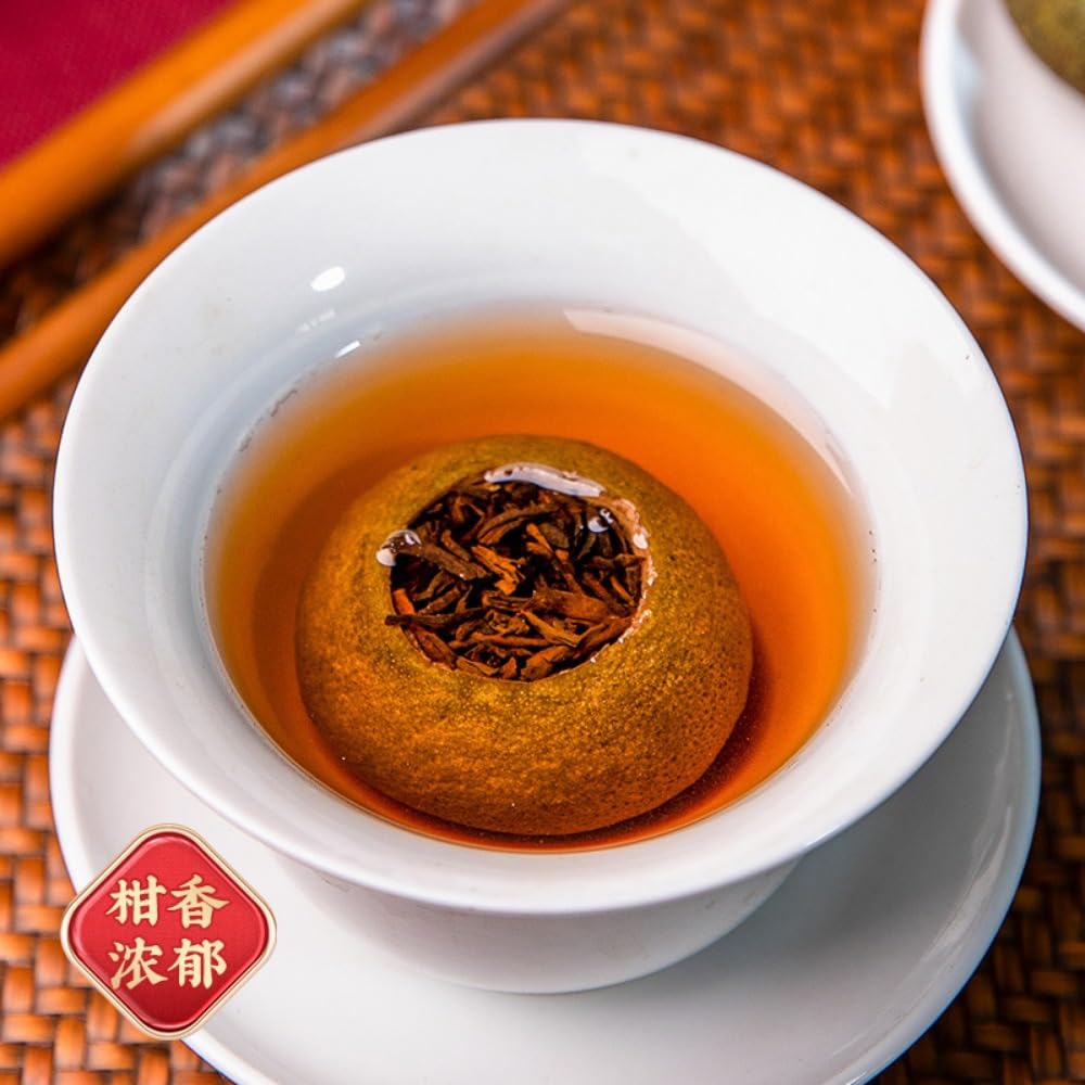 Tangerine (Xiaoqinggan) 250g * 2 Avec "Tianma No.1" Pu À Forte Saveur - Thé Erh - Emballage Classique En Boîte