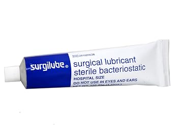 Surgilube Lubricating Jelly 4.25 Ounce Twist Top Tube Value Pack of 12