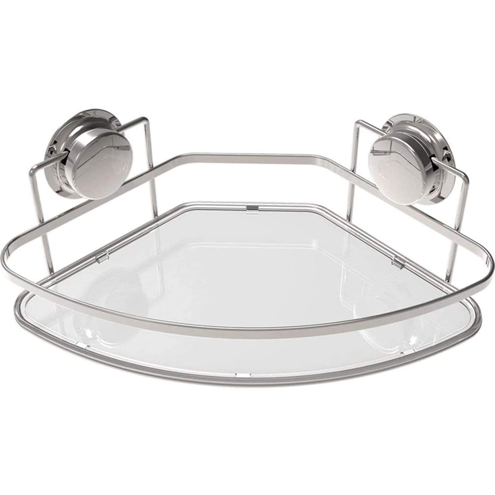 Estante de ducha con Ventosa de Acero inoxidable, organizador de ducha, cestas de almacenamiento, estante esquinero de almacenamiento montado en la pared, accesorios de baño y cocina, sin p