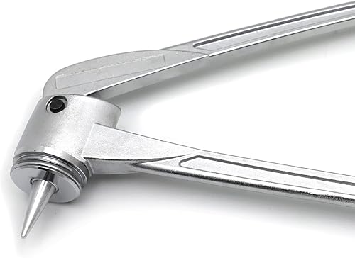 Miniatura 8 de HTTMT - 7 expansores de tubos Herramienta expansora de tubería de plomería 7 palancas HVAC Kit de estampación de tubos de cabezales de cobre en azul