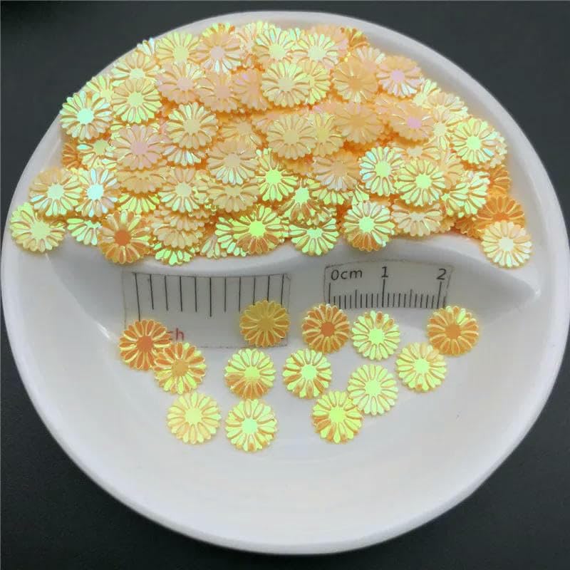 20 g 9 mm, Bellis Persnnis Paillettes sciolte per artigianato cucito, fai da te per donne/bambini, abbigliamento, cappelli, scarpe e accessori all'ingrosso - Verde AB - 150 g