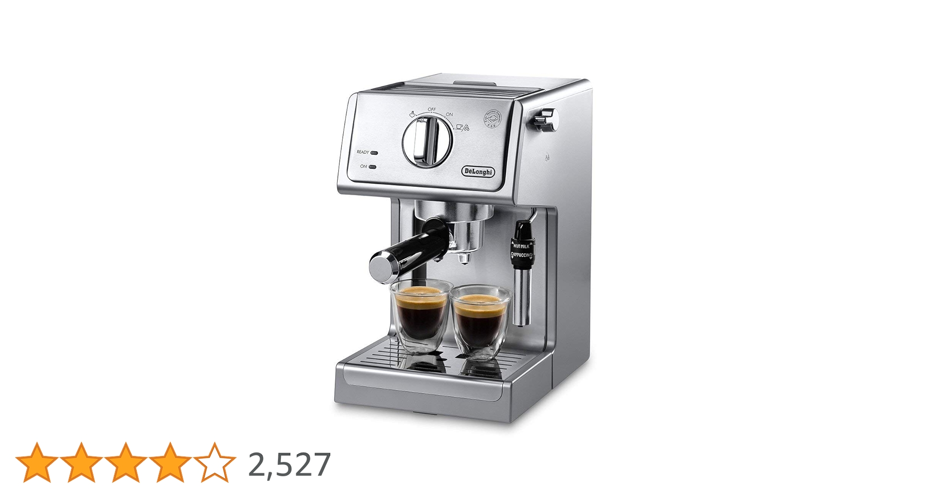De'Longhi エスプレッソマシン 赤 15-bar De'Longhi Dedica 15-Bar De'Longhi エスプレッソマシン 赤 15-bar De'Longhi Dedica 15-Bar