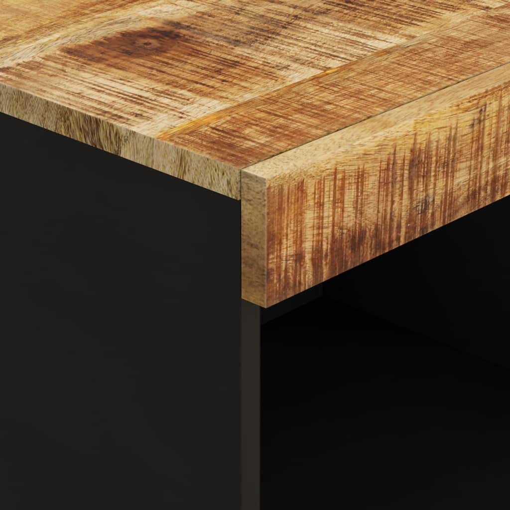 Gecheer Aparador, vintage, aparador de salón, buffet de cocina, mueble multiusos, librería industrial 85 x 33 x 75 cm, de madera maciza de mango