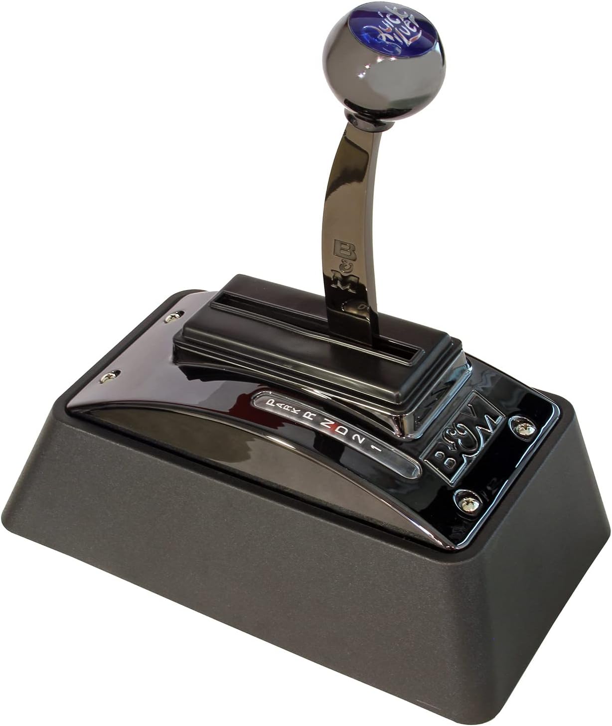 B&M Racing 81683 Automatic Ratchet Shifter - Quicksilver 4 Speed, Black