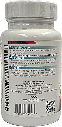 Miniatura 3 de Cellgevity, tecnología avanzada de riboceína, 30 cápsulas vegetales, 15 porciones