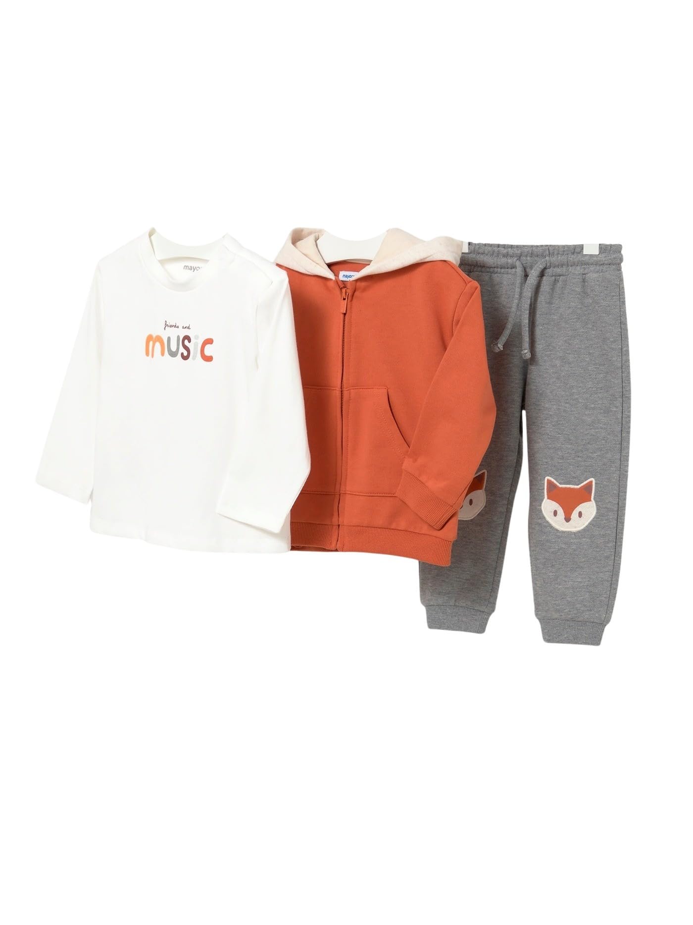 Mayoral Chandal camiseta 3pc para bebé niño Teja