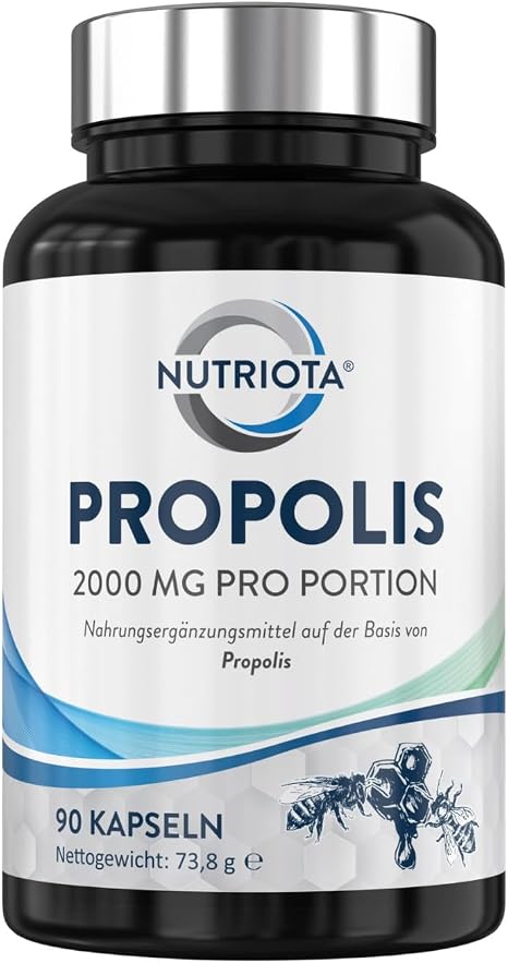 Propolis 2000mg Capsules 2000mg 90 Capsules Nutriota